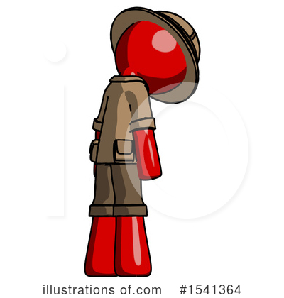 Royalty-Free (RF) Red Design Mascot Clipart Illustration by Leo Blanchette - Stock Sample #1541364
