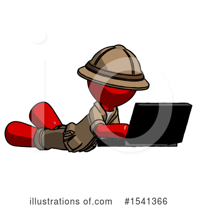Royalty-Free (RF) Red Design Mascot Clipart Illustration by Leo Blanchette - Stock Sample #1541366