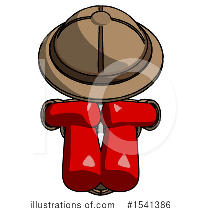 Royalty-Free (RF) Red Design Mascot Clipart Illustration by Leo Blanchette - Stock Sample #1541386