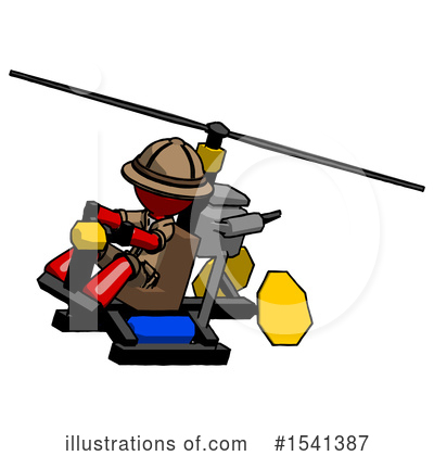 Royalty-Free (RF) Red Design Mascot Clipart Illustration by Leo Blanchette - Stock Sample #1541387