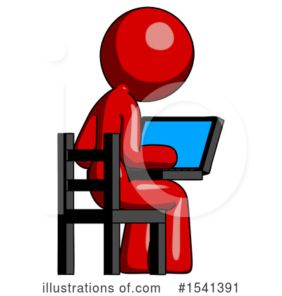 Royalty-Free (RF) Red Design Mascot Clipart Illustration by Leo Blanchette - Stock Sample #1541391