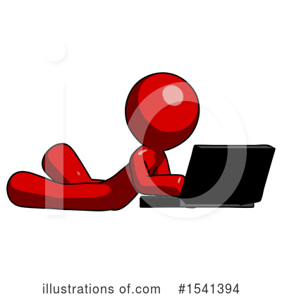 Royalty-Free (RF) Red Design Mascot Clipart Illustration by Leo Blanchette - Stock Sample #1541394