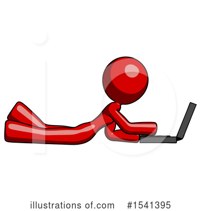 Royalty-Free (RF) Red Design Mascot Clipart Illustration by Leo Blanchette - Stock Sample #1541395