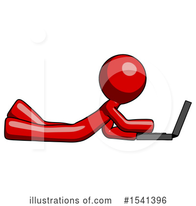 Royalty-Free (RF) Red Design Mascot Clipart Illustration by Leo Blanchette - Stock Sample #1541396