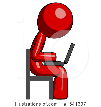 Royalty-Free (RF) Red Design Mascot Clipart Illustration by Leo Blanchette - Stock Sample #1541397