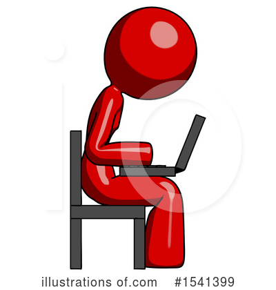 Royalty-Free (RF) Red Design Mascot Clipart Illustration by Leo Blanchette - Stock Sample #1541399
