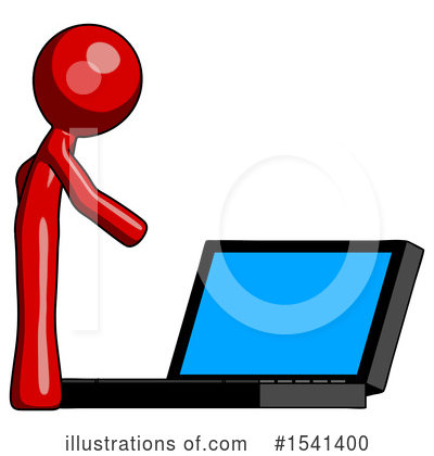 Royalty-Free (RF) Red Design Mascot Clipart Illustration by Leo Blanchette - Stock Sample #1541400