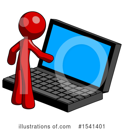 Royalty-Free (RF) Red Design Mascot Clipart Illustration by Leo Blanchette - Stock Sample #1541401