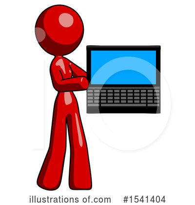 Royalty-Free (RF) Red Design Mascot Clipart Illustration by Leo Blanchette - Stock Sample #1541404