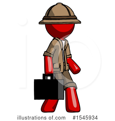 Royalty-Free (RF) Red Design Mascot Clipart Illustration by Leo Blanchette - Stock Sample #1545934