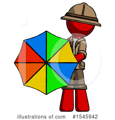 Royalty-Free (RF) Red Design Mascot Clipart Illustration by Leo Blanchette - Stock Sample #1545942