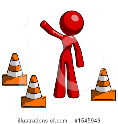 Royalty-Free (RF) Red Design Mascot Clipart Illustration by Leo Blanchette - Stock Sample #1545949