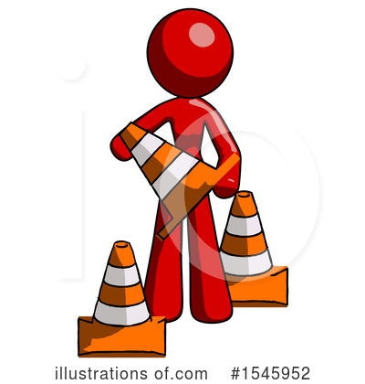 Royalty-Free (RF) Red Design Mascot Clipart Illustration by Leo Blanchette - Stock Sample #1545952