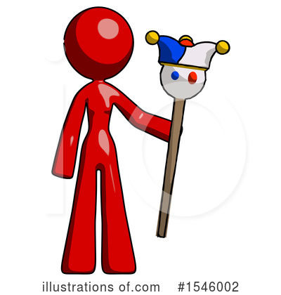 Royalty-Free (RF) Red Design Mascot Clipart Illustration by Leo Blanchette - Stock Sample #1546002