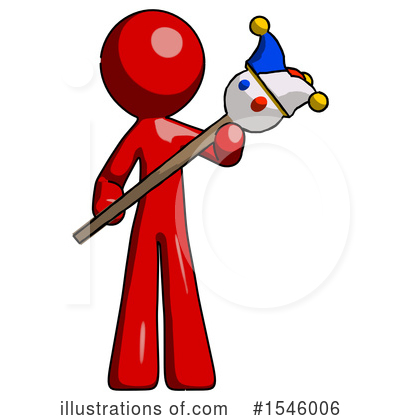 Royalty-Free (RF) Red Design Mascot Clipart Illustration by Leo Blanchette - Stock Sample #1546006