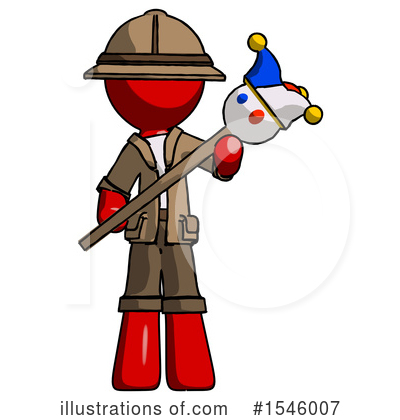 Royalty-Free (RF) Red Design Mascot Clipart Illustration by Leo Blanchette - Stock Sample #1546007