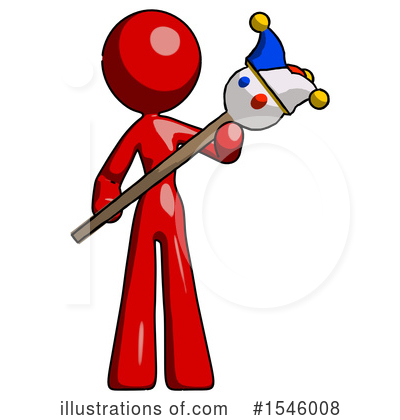 Royalty-Free (RF) Red Design Mascot Clipart Illustration by Leo Blanchette - Stock Sample #1546008