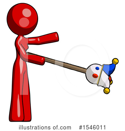 Royalty-Free (RF) Red Design Mascot Clipart Illustration by Leo Blanchette - Stock Sample #1546011