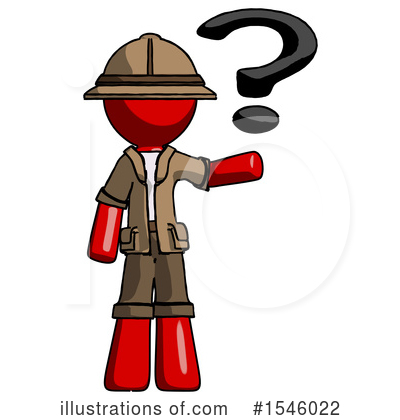 Royalty-Free (RF) Red Design Mascot Clipart Illustration by Leo Blanchette - Stock Sample #1546022