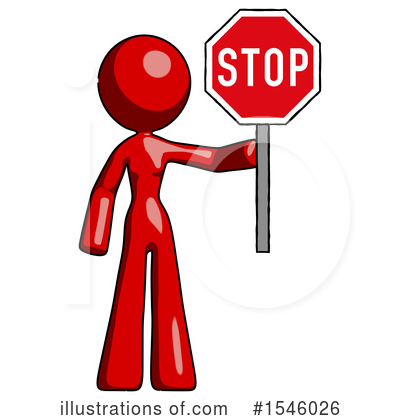 Royalty-Free (RF) Red Design Mascot Clipart Illustration by Leo Blanchette - Stock Sample #1546026