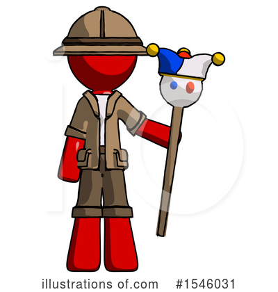 Royalty-Free (RF) Red Design Mascot Clipart Illustration by Leo Blanchette - Stock Sample #1546031
