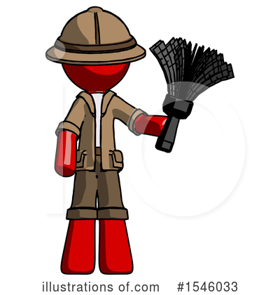 Royalty-Free (RF) Red Design Mascot Clipart Illustration by Leo Blanchette - Stock Sample #1546033