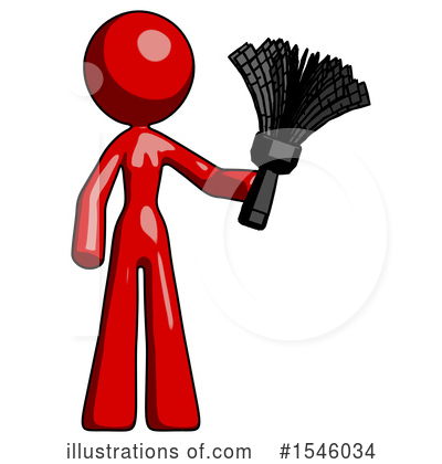 Royalty-Free (RF) Red Design Mascot Clipart Illustration by Leo Blanchette - Stock Sample #1546034