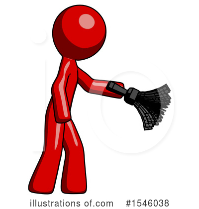Royalty-Free (RF) Red Design Mascot Clipart Illustration by Leo Blanchette - Stock Sample #1546038
