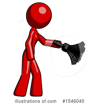 Royalty-Free (RF) Red Design Mascot Clipart Illustration by Leo Blanchette - Stock Sample #1546040