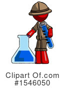 Red Design Mascot Clipart #1546050 by Leo Blanchette
