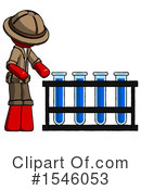 Red Design Mascot Clipart #1546053 by Leo Blanchette