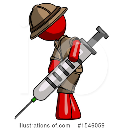 Royalty-Free (RF) Red Design Mascot Clipart Illustration by Leo Blanchette - Stock Sample #1546059