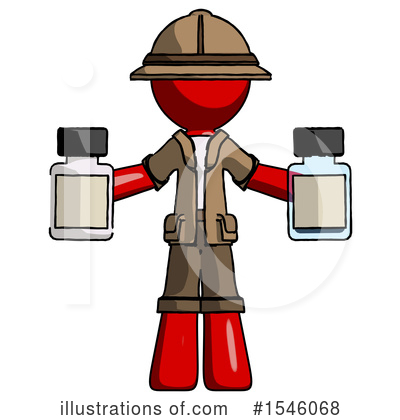 Royalty-Free (RF) Red Design Mascot Clipart Illustration by Leo Blanchette - Stock Sample #1546068