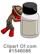 Red Design Mascot Clipart #1546086 by Leo Blanchette