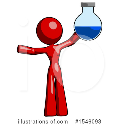 Royalty-Free (RF) Red Design Mascot Clipart Illustration by Leo Blanchette - Stock Sample #1546093