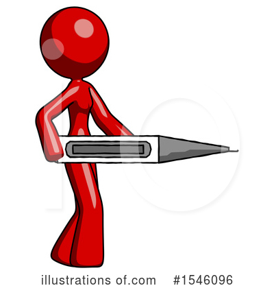 Royalty-Free (RF) Red Design Mascot Clipart Illustration by Leo Blanchette - Stock Sample #1546096