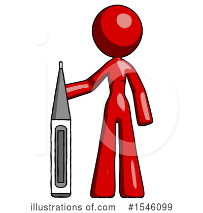 Royalty-Free (RF) Red Design Mascot Clipart Illustration by Leo Blanchette - Stock Sample #1546099