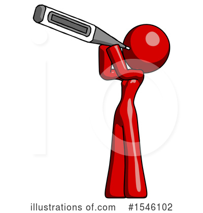 Royalty-Free (RF) Red Design Mascot Clipart Illustration by Leo Blanchette - Stock Sample #1546102