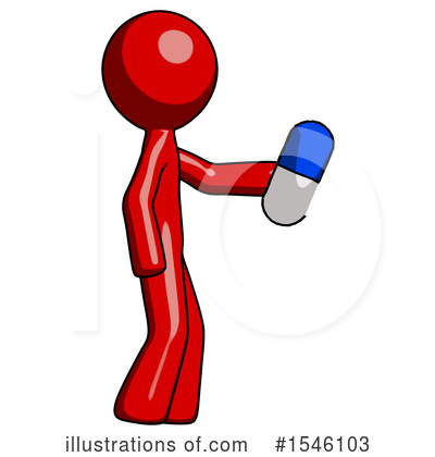 Royalty-Free (RF) Red Design Mascot Clipart Illustration by Leo Blanchette - Stock Sample #1546103