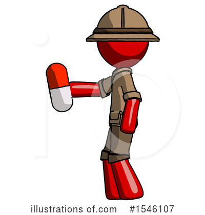 Royalty-Free (RF) Red Design Mascot Clipart Illustration by Leo Blanchette - Stock Sample #1546107