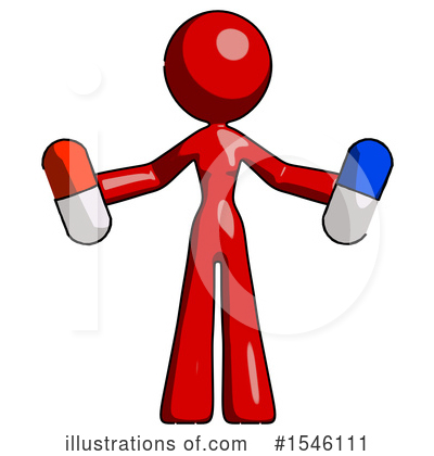 Royalty-Free (RF) Red Design Mascot Clipart Illustration by Leo Blanchette - Stock Sample #1546111