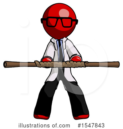 Royalty-Free (RF) Red Design Mascot Clipart Illustration by Leo Blanchette - Stock Sample #1547843