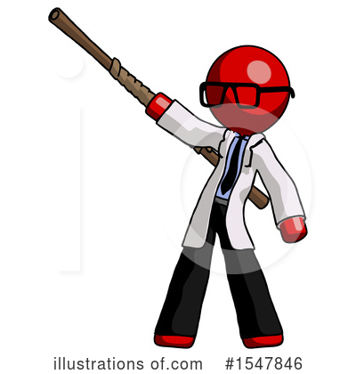 Royalty-Free (RF) Red Design Mascot Clipart Illustration by Leo Blanchette - Stock Sample #1547846