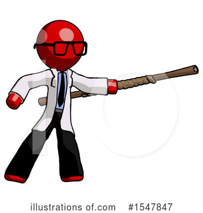 Royalty-Free (RF) Red Design Mascot Clipart Illustration by Leo Blanchette - Stock Sample #1547847