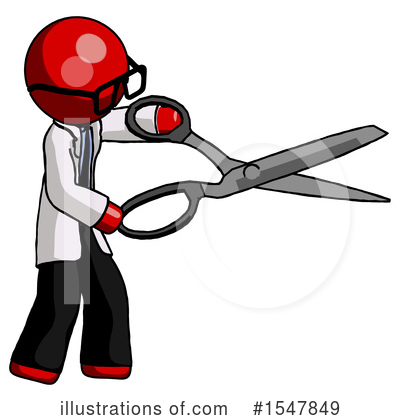 Royalty-Free (RF) Red Design Mascot Clipart Illustration by Leo Blanchette - Stock Sample #1547849
