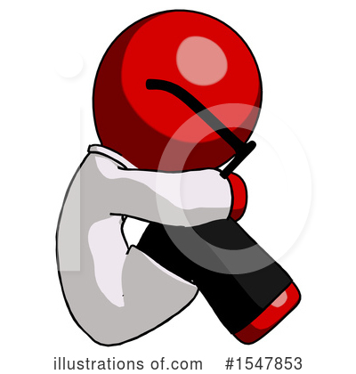 Royalty-Free (RF) Red Design Mascot Clipart Illustration by Leo Blanchette - Stock Sample #1547853