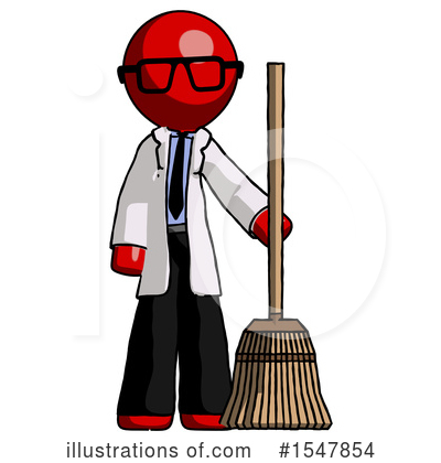 Royalty-Free (RF) Red Design Mascot Clipart Illustration by Leo Blanchette - Stock Sample #1547854