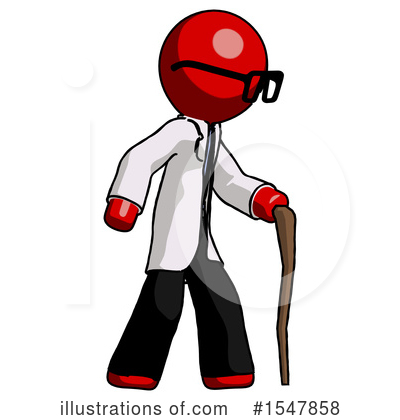Royalty-Free (RF) Red Design Mascot Clipart Illustration by Leo Blanchette - Stock Sample #1547858