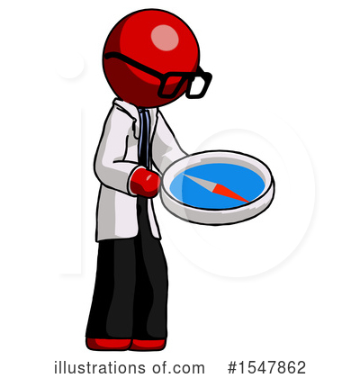 Royalty-Free (RF) Red Design Mascot Clipart Illustration by Leo Blanchette - Stock Sample #1547862