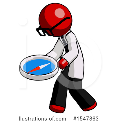 Royalty-Free (RF) Red Design Mascot Clipart Illustration by Leo Blanchette - Stock Sample #1547863